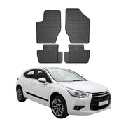 OMAC Alfombrillas De Coche para Citroen DS4 2011-2015 Negro Goma 4Pza