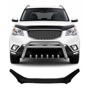Deflector de Capó para Ssangyong Actyon 2010-2013 Oscuro Brillante Acrílico