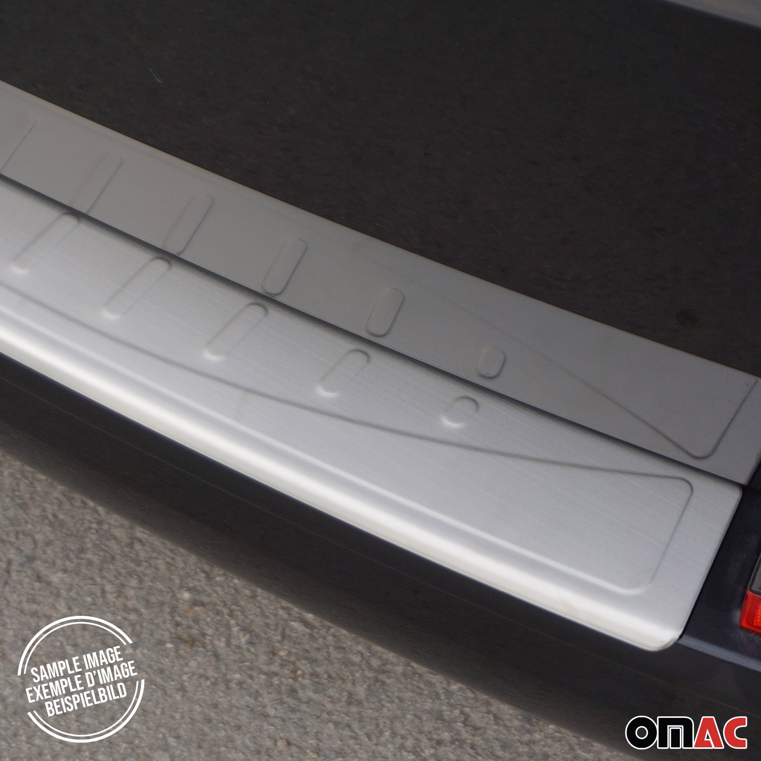 Protector Parachoques para Mercedes E Class W211 2003-2008 Acero cepillado