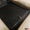 3D Alfombrillas De Coche para VW Caddy 2015-2020 Negro Goma TPE 4Pza