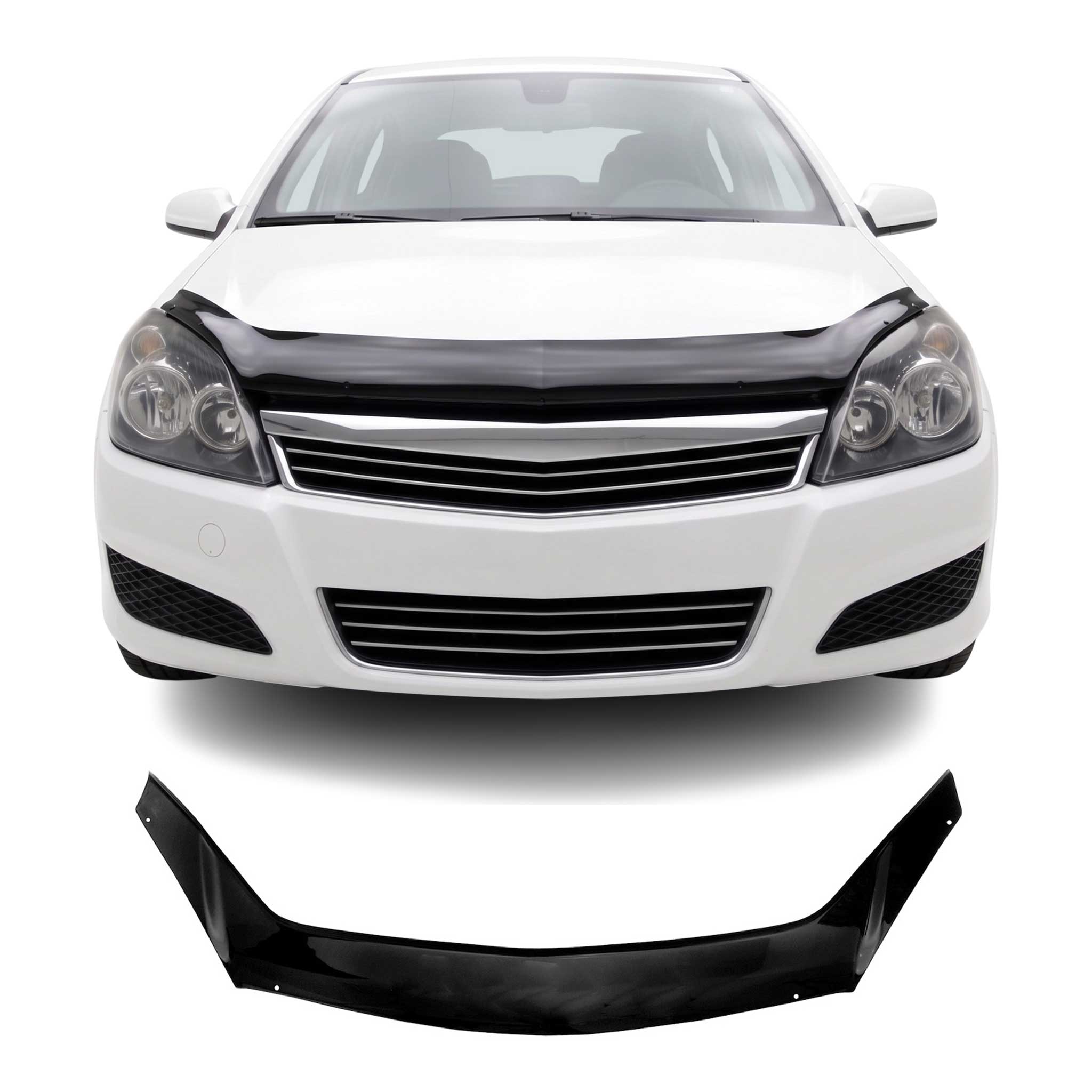 Deflector de Capó para Opel Astra H 2004-2010 Oscuro Brillante Acrílico