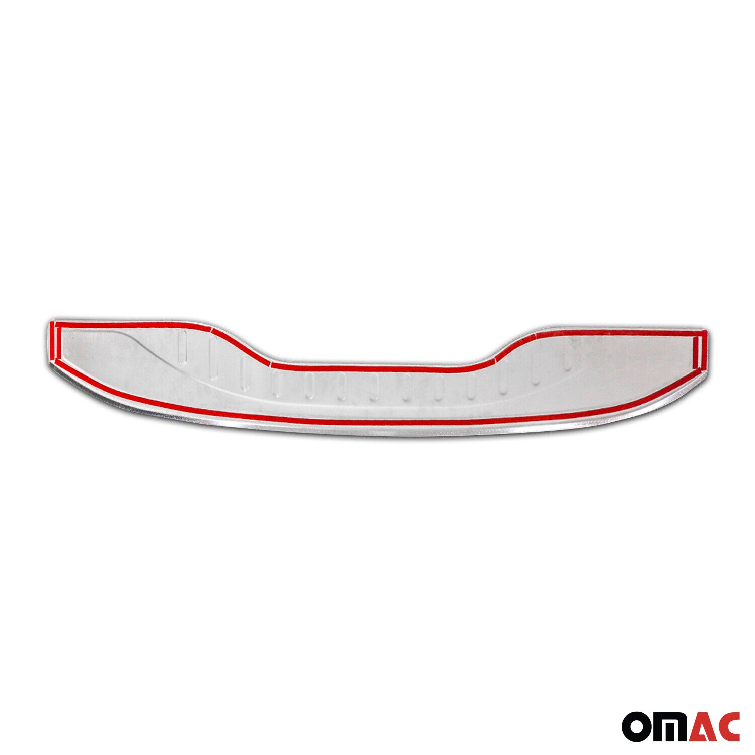 Protector de Parachoques Trasero para Ford S-Max 2006-2014 Plata Brillante Acero