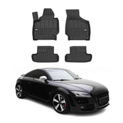 OMAC Premium Alfombrillas De Coche para Audi TT MK2 8J 2006-2014 TPE Goma 4x