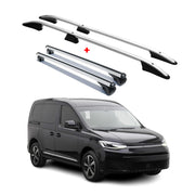 Rieles & Barras de Techo Coche para VW Caddy 2020-2026 Plata Aluminio