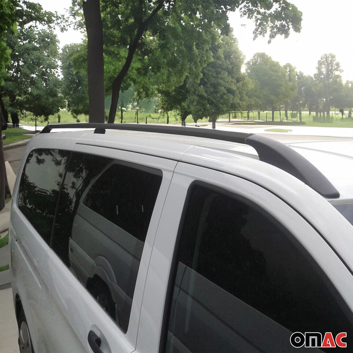 Rieles de Techo Coche para VW Caddy 2010-2020 L1 Kurz Negro Aluminio 2Pza