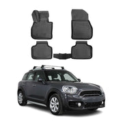 OMAC Alfombrillas Coche para Mini Countryman F60 2016-2025 Negro Goma TPE 4Pza