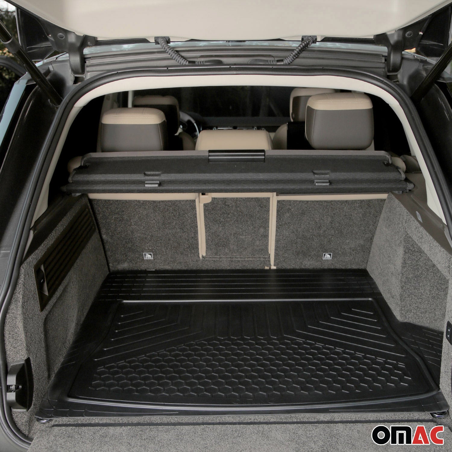 Bandeja Maletero Alfombrilla para Nissan Qashqai X-Trail Negro Goma 1Pza