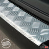 Protector de Parachoques Trasero para Opel Movana 2010-2025 Plata Mate Aluminio