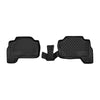 OMAC Alfombrillas De Coche para Mitsubishi Pajero Sport 2016-2024 Negro TPE 2Pza