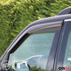 Deflectores de Aire de Viento para VW Transporter T5 2003-2015 Oscuro Acrílico