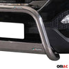Bull Barra Frontal para Hyundai Santa Fe 2012-2015 Plata Brillante Acero 1Pza