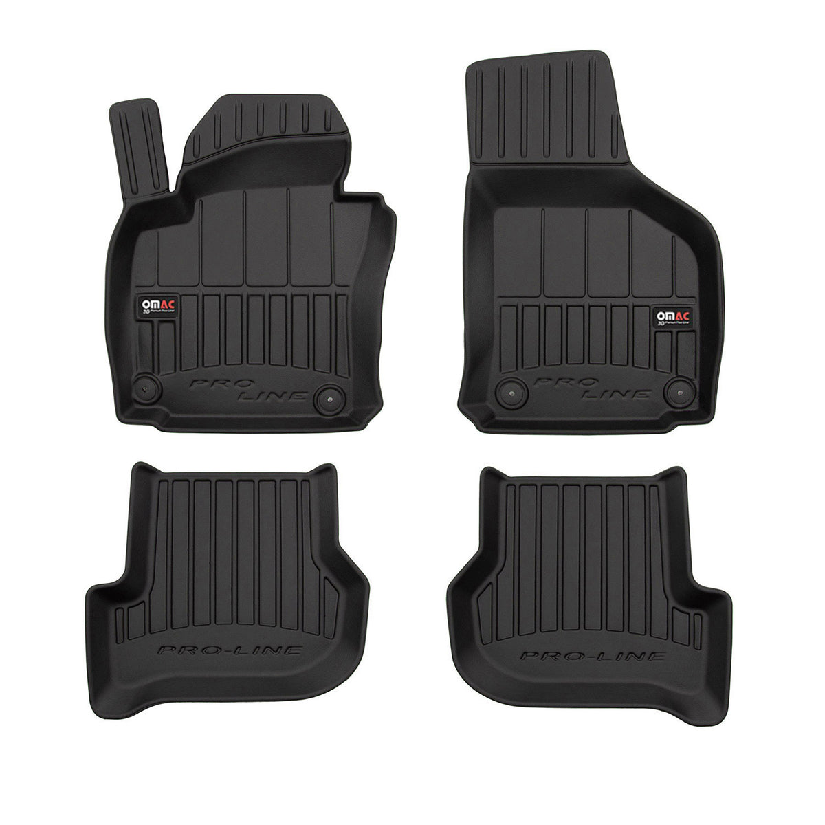 OMAC Premium Alfombrillas De Coche para Skoda Octavia 2004-2013 TPE Goma 4x