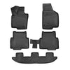 OMAC Alfombrillas De Coche para VW Sharan 2015-2025 Negro Goma TPE 5Pza