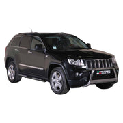 Par de Estribos Barras Laterales para Jeep Grand Cherokee 2010-2013 Negro Acero