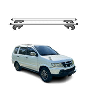 Menabo Barras de Techo Coche Barra para Isuzu Panther 2000-2016 Gris Aluminio 2x