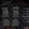 OMAC Premium Alfombrillas Coche para BMW Serie 3 GT F34 2012-2023 TPE 4x