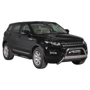 Par de Estribos Barras Laterales para Range Rover Evoque 2011-2015 Negro Acero