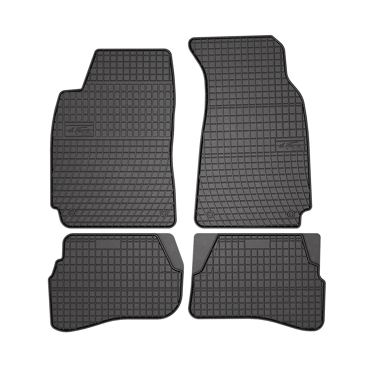 OMAC Alfombrillas De Coche para VW Passat B5 1997-2005 Negro Goma 4Pza