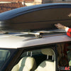Barras Techo Coche Aluminio Universal Gris Alu 2Pza