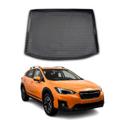 OMAC Bandeja Maletero Alfombrilla para Subaru XV 2012-2016 Negro Goma TPE 1Pza