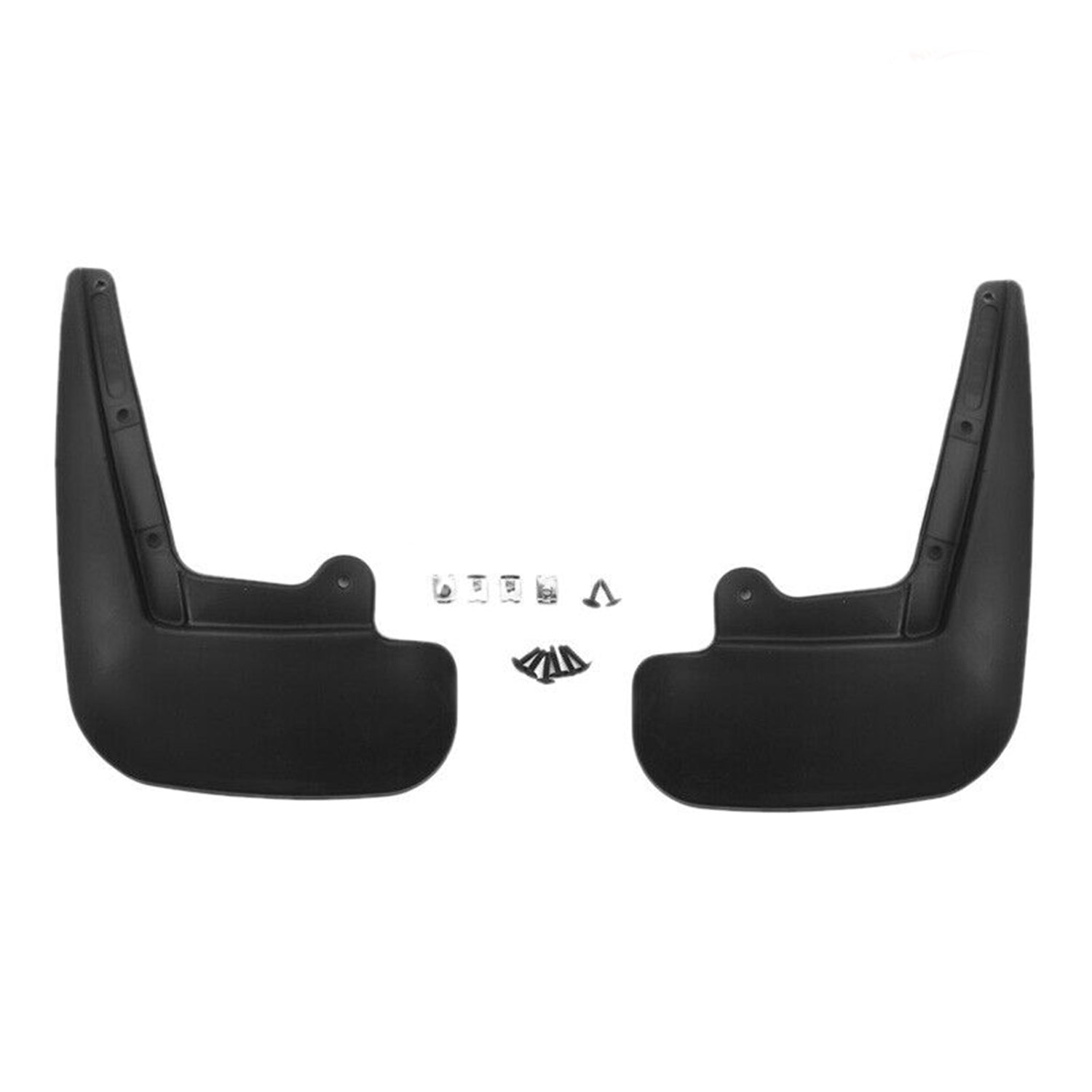 Juego de Guardabarros Trasero para VW Touareg Negro Mate 2Pza