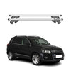 Menabo Barras de Techo Baca para VW Tiguan 5N 2011-2016 Gris Aluminio 2Pza