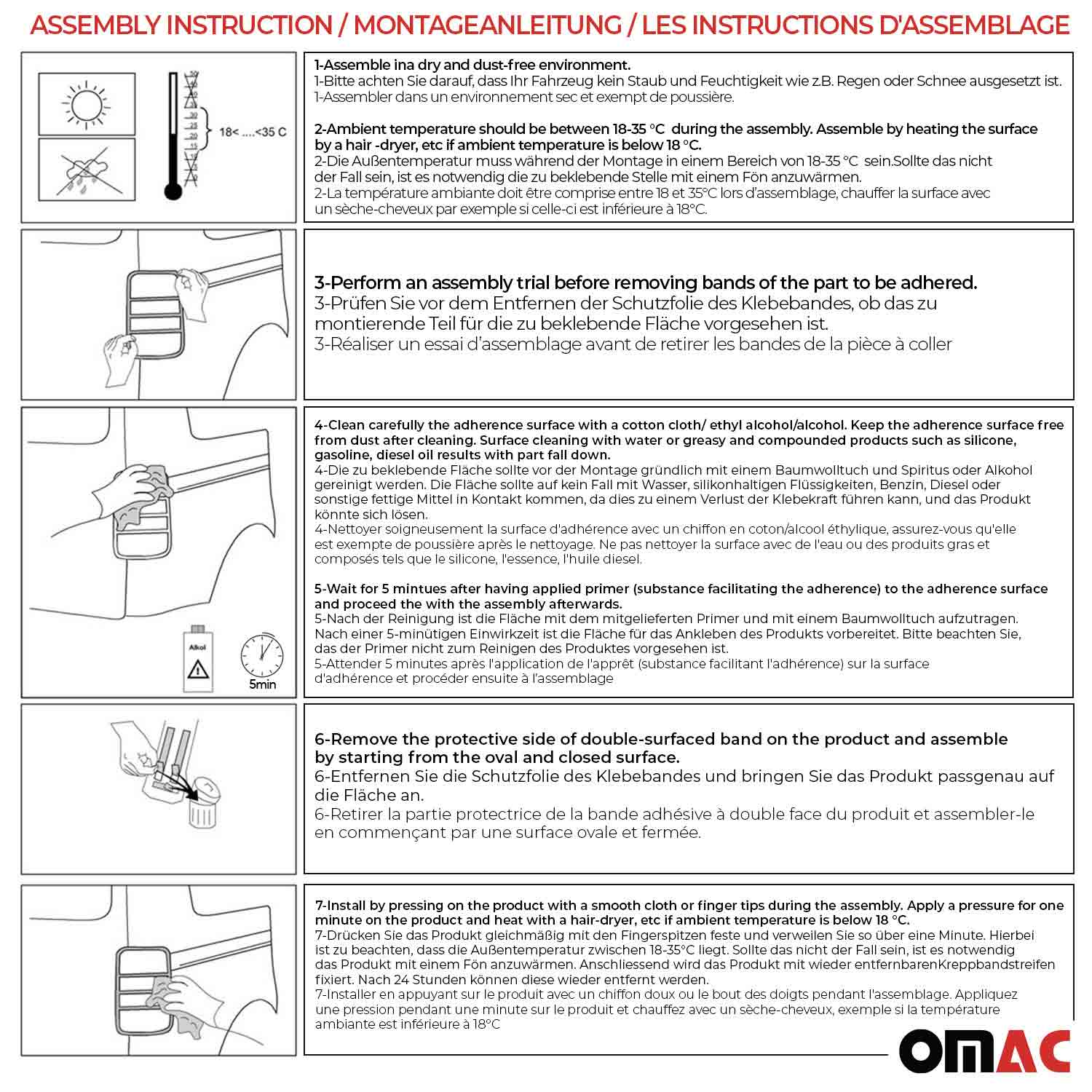 Marco de Punta de Escape para VW Passat B8 2014-2019 Plata Acero 2Pcs