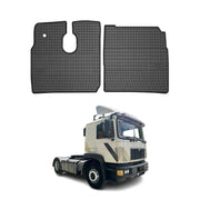 OMAC Alfombrillas De Coche para MAN 8-153 L2000 1994-2005 Negro Goma 2Pza