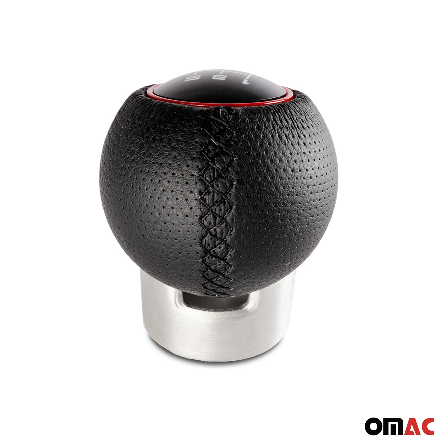 Sparco Palanca de Cambios Universal Negro Rojo Aluminio