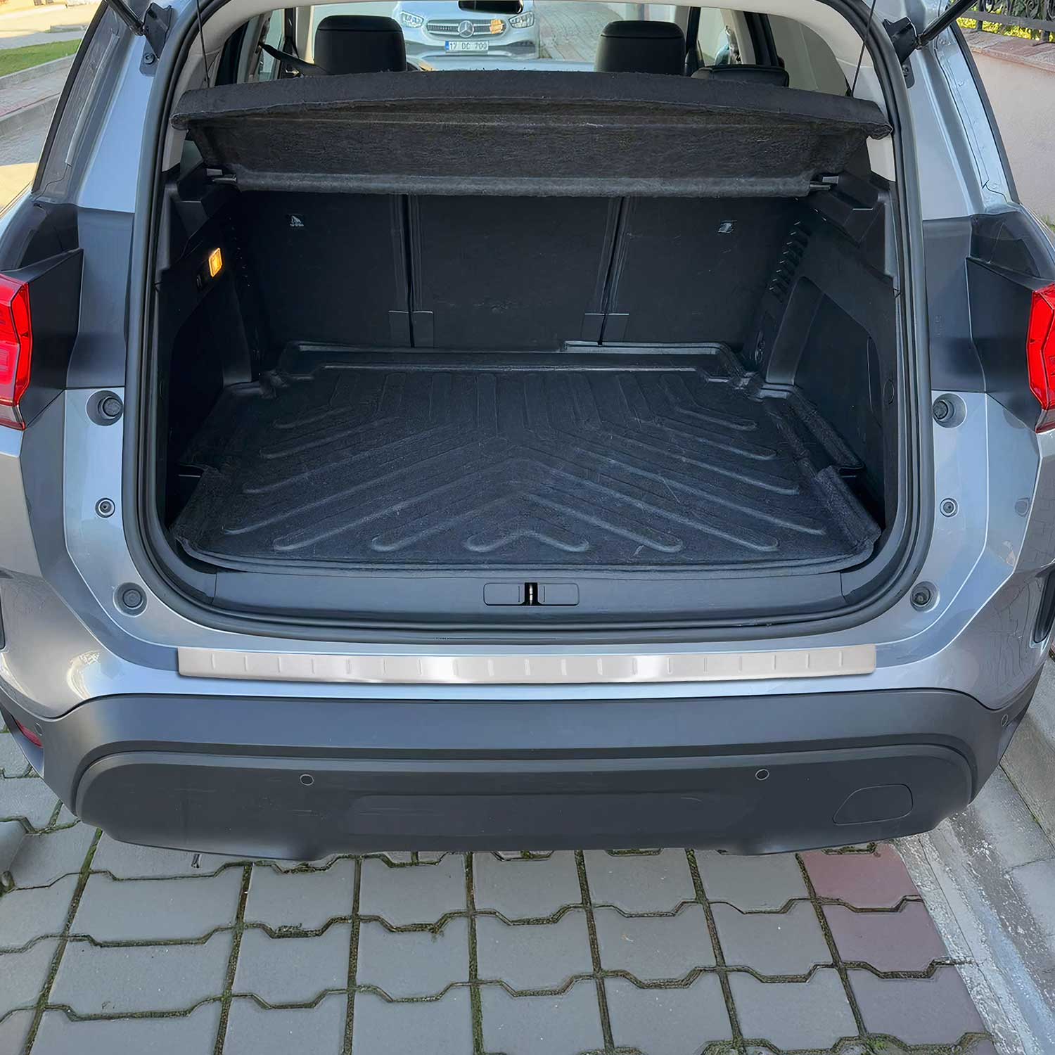 Protector Parachoques para Citroen C5 Aircross 2018-2025 Acero cepillado
