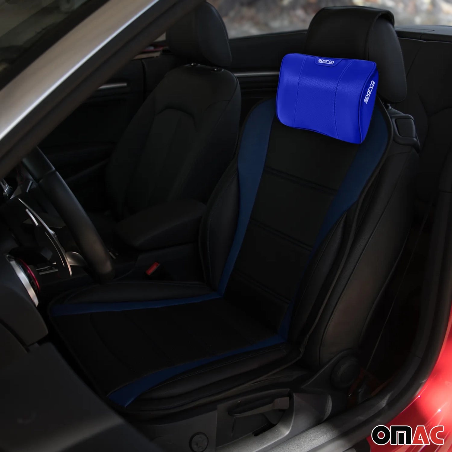 Sparco Cuello Soporte lumbar para de Automóvil Universal Azul