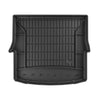 OMAC Premium Bandeja Maletero Alfombrilla para Volvo S40 2004-2012 Negro TPE