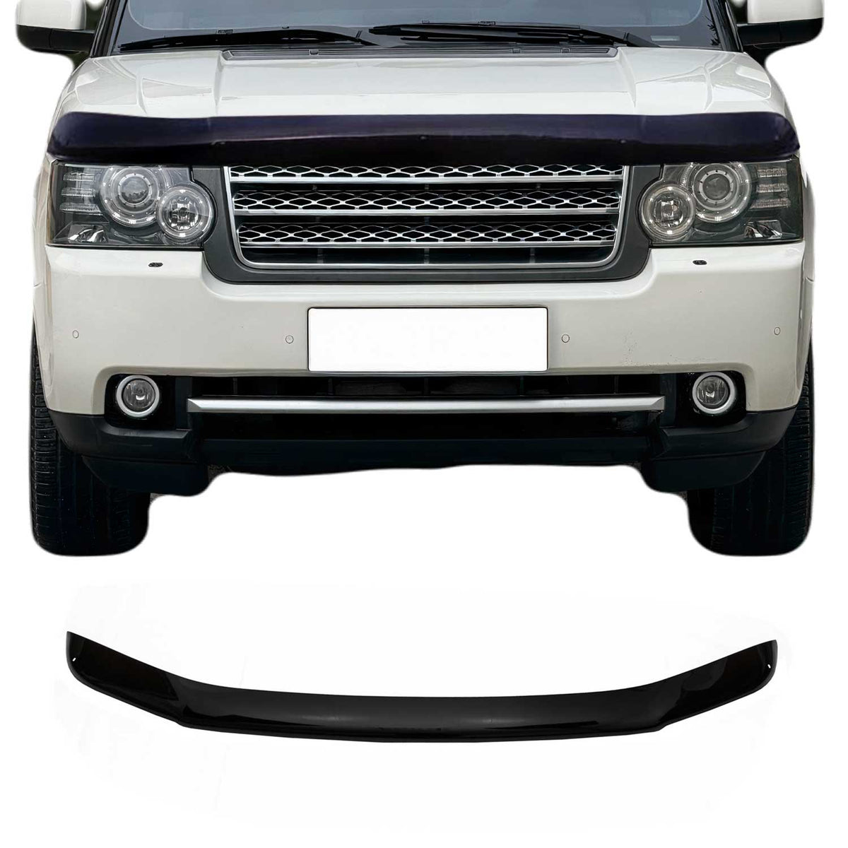 Deflector de Capó para Land Rover Freelander 2006-2015 Oscuro Brillante Acrílico