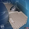 OMAC Alfombrillas De Coche para BMW X5 E70 2006-2013 Beige Goma TPE 4Pza