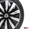 Sparco Lazio Tapacubos 15 Pulgadas Universal Negro Plata ABS Plástico