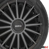 Sparco Treviso Tapacubos 16" pulgadas Universal Gris Negro ABS Plástico