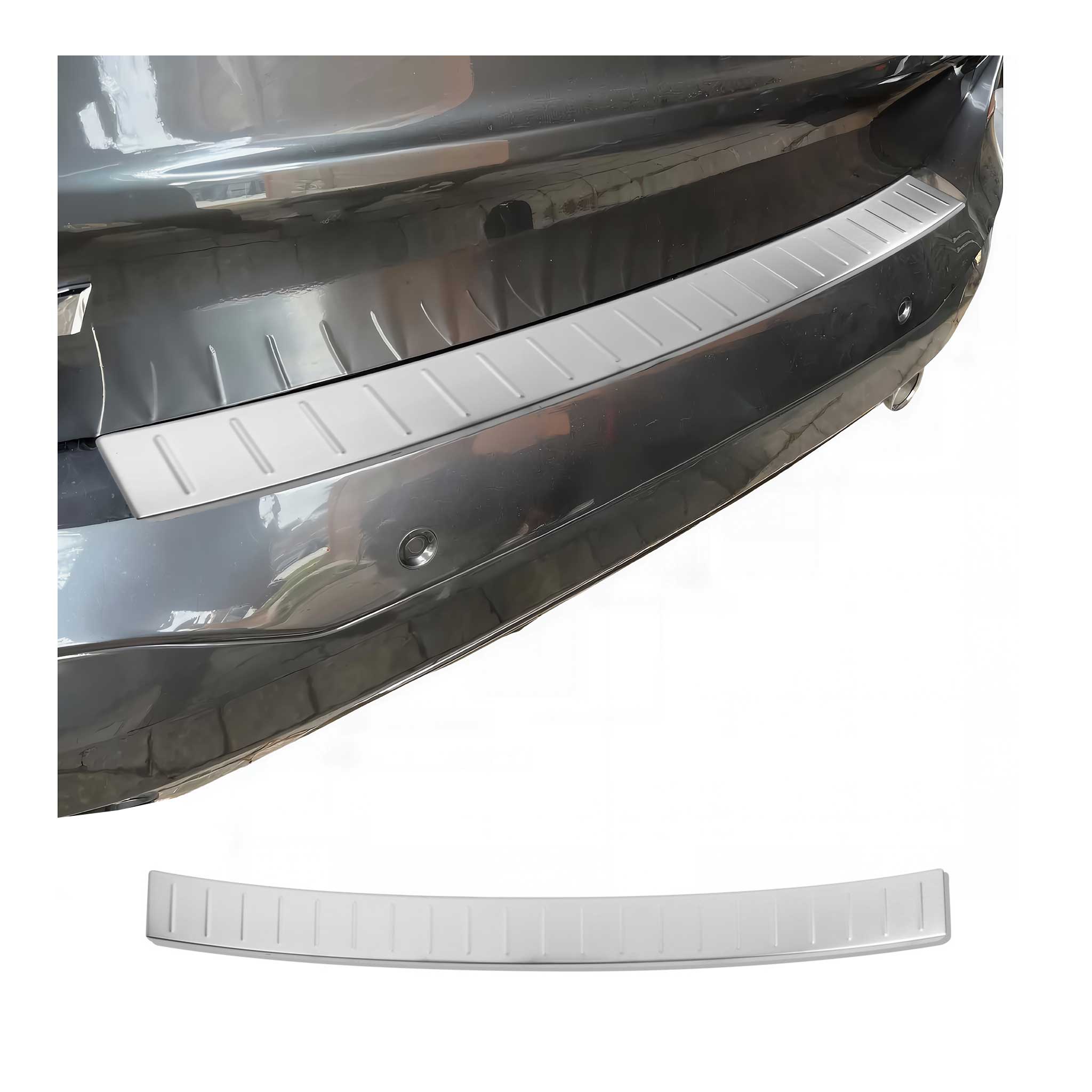 Protector de Parachoques Trasero para BMW X1 F48 2015-2022 Acero cepillado