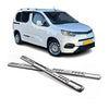 Estribos Barras Laterales para Toyota Proace 2016-2025 L3 Largo Plata Acero