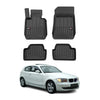 OMAC Premium Alfombrillas De Coche para BMW Serie 1 E81 2006-2012 Negro Goma 4x
