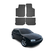 OMAC Alfombrillas De Coche para VW Golf 1997-2006 Negro Goma 4Pza