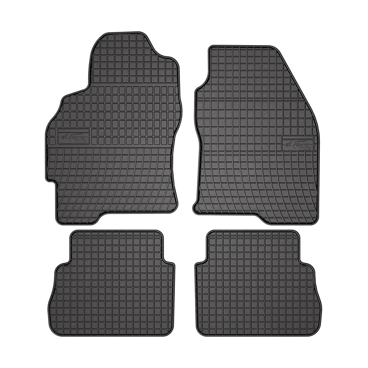 OMAC Alfombrillas De Coche para Ford Mondeo II 1996-2000 Negro Goma 4Pza