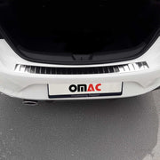 Protector Parachoques para Renault Megane Sedán 2016-2022 Plata Brillante Acero