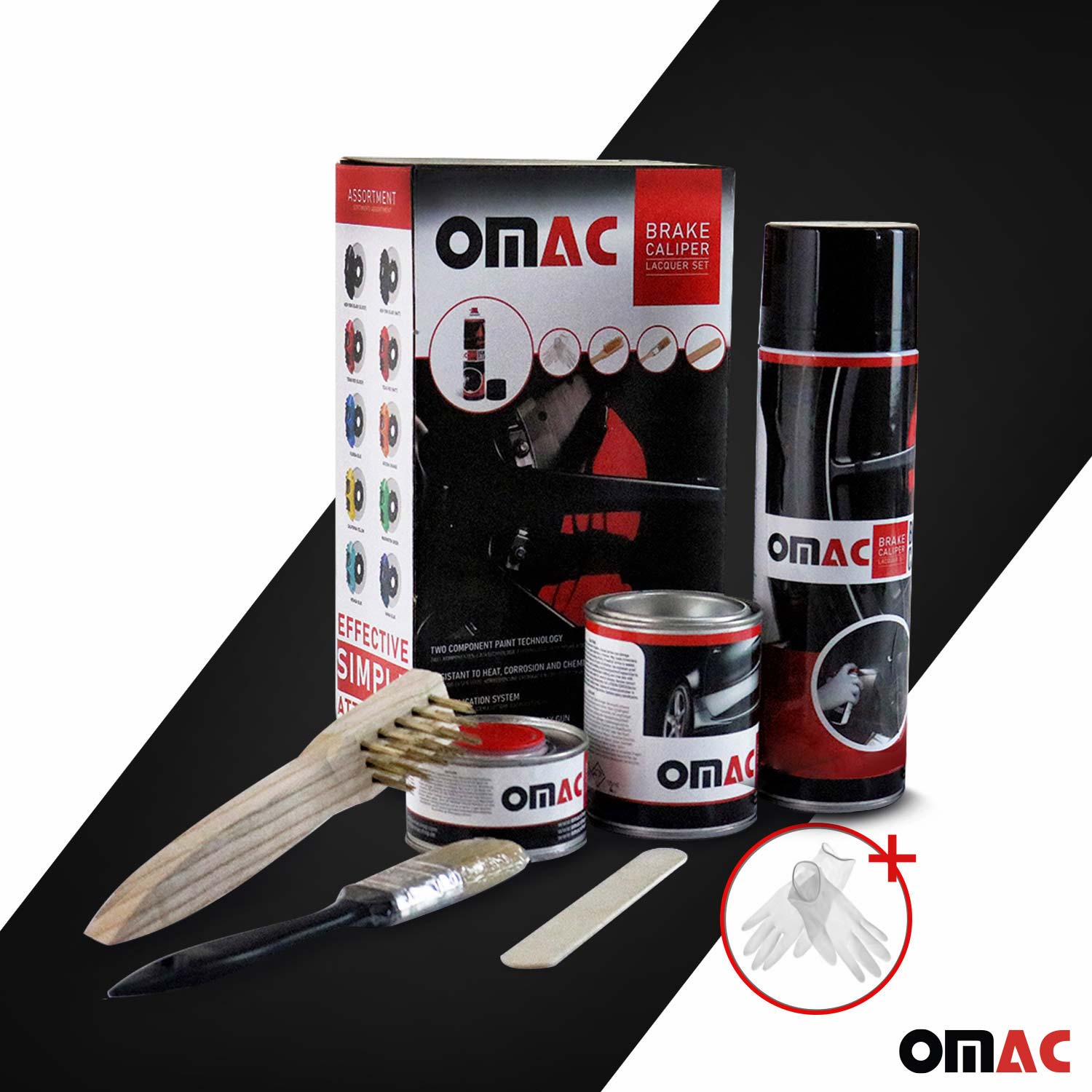 Kit Vernice Pinze Freno Altos Temperaturas Universal negro brillante New York
