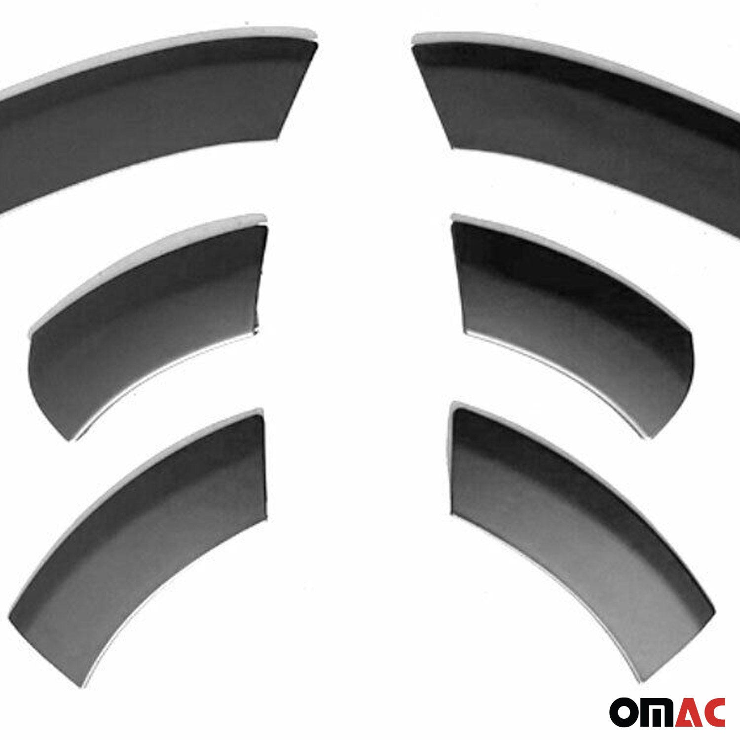 Arco Ala Interior Revestimiento para Dacia Duster 2010-2018 Negro Plástico 8Pza