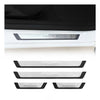 Placa del coche Umbral Cubierta para VW Touran 2003-2025 Plata Acero 4x