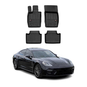 OMAC Premium Alfombrillas De Coche para Porsche Panamera 971 2017-2024 Goma 4x