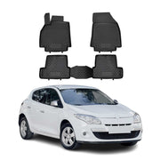 OMAC Alfombrillas De Coche para Renault Megane 2010-2016 Negro Goma TPE 4Pza