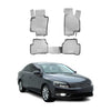 OMAC Alfombrillas De Coche para VW Passat B7 2011-2015 Gris Goma TPE 4Pza