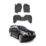 OMAC Premium Alfombrillas De Coche para Nissan Pathfinder 2005-2014 TPE Goma 3x