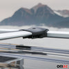 Rieles & Barras de Techo Coche para Renault Kangoo Mercedes Citan Gris Alu 4Pza